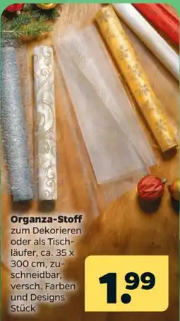 Netto Organza-Stoff Angebot