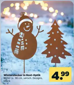 Netto Winterstecker in Rost-Optik Angebot