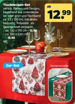 Netto Tischdecken-Set Angebot
