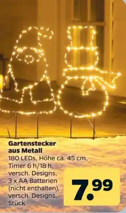 Netto Gartenstecker aus Metall Angebot