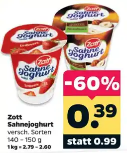 Netto Zott Sahnejoghurt Angebot