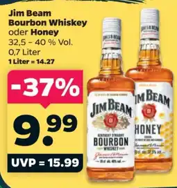Netto Jim Beam Bourbon Whiskey oder Honey Angebot