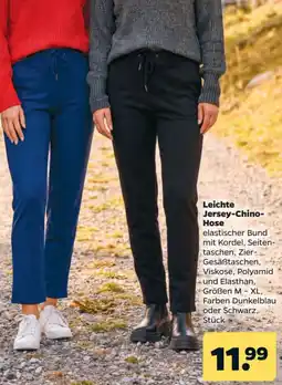 Netto Leichte Jersey-Chino-Hose Angebot