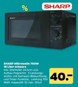 Netto SHARP Mikrowelle 700W Angebot
