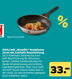 Netto ZWILLING „Simplify“ Bratpfanne Angebot
