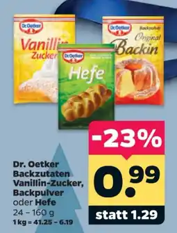 Netto Dr. Oetker Backzutaten Angebot