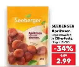 Kaufland SEEBERGER Aprikosen Angebot
