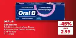 Kaufland ORAL-B Zahncreme Angebot