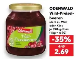 Kaufland Odenwald Wild-Preiselbeeren Angebot