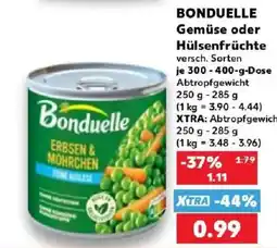 Kaufland Bonduelle Erbsen & Mohrchen Angebot
