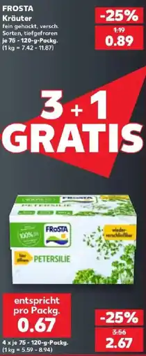 Kaufland FROSTA Kräuter Angebot
