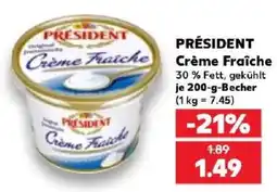 Kaufland PRÉSIDENT Crème Fraîche Angebot