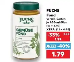 Kaufland FUCHS Gemüse Fond Angebot