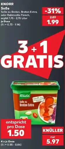 Kaufland Knorr Soße Angebot