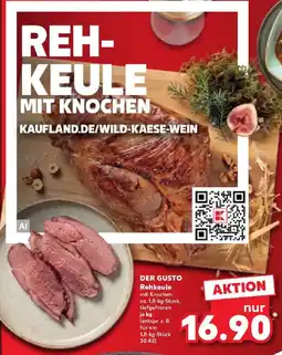 Kaufland Rehkeule mit Knochen Angebot