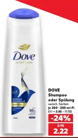 Kaufland DOVE Shampoo oder Spülung Angebot