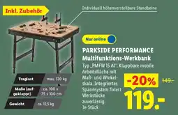 Lidl PARKSIDE PERFORMANCE Multifunktions-Werkbank Angebot