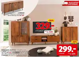 Segmüller Wohnprogramm „Scandinavia“ in Mangoholz massiv Angebot