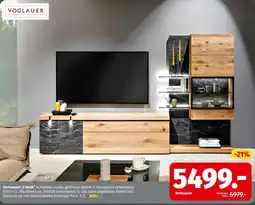 Segmüller VOGLAUER Wohnwand „V-Rock“ Angebot