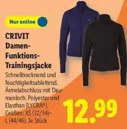 Lidl CRIVIT Damen-Funktions-Trainingsjacke Angebot