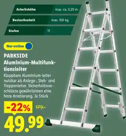 Lidl PARKSIDE Aluminium-Multifunktionsleiter Angebot