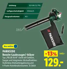 Lidl PARKSIDE Benzin-Laubsauger/-bläser Angebot