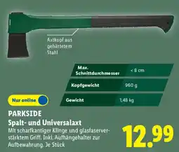Lidl PARKSIDE Spalt- und Universalaxt Angebot