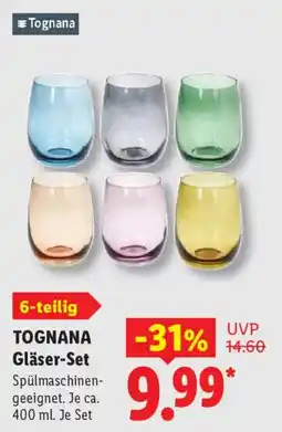Lidl TOGNANA Gläser-Set Angebot