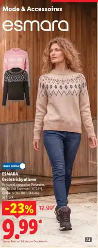 Lidl ESMARA Grobstrickpullover Angebot
