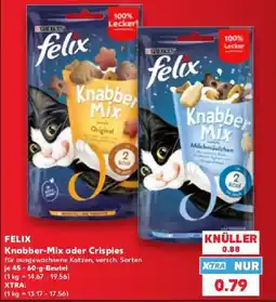 Kaufland FELIX Knabber-Mix oder Crispies Angebot