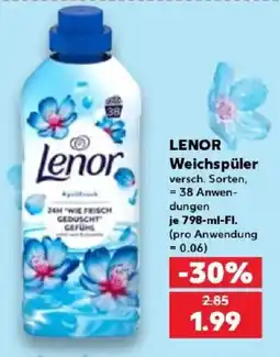 Kaufland Lenor Weichspüler Angebot