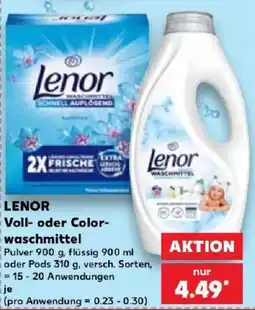 Kaufland Lenor Voll- oder Color-waschmittel Angebot