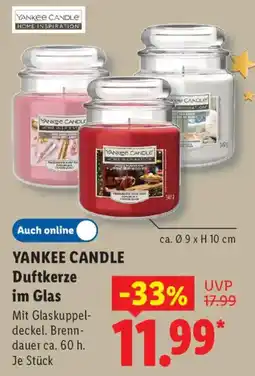 Lidl YANKEE CANDLE Duftkerze im Glas Angebot
