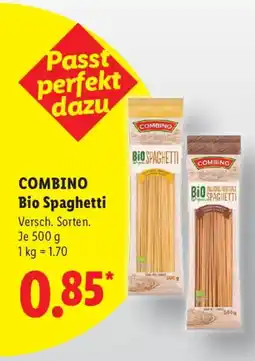 Lidl COMBINO Bio Spaghetti Angebot