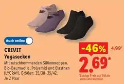 Lidl CRIVIT Yogasocken Angebot