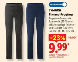 Lidl ESMARA Thermo-Jeggings Angebot
