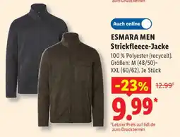 Lidl ESMARA MEN Strickfleece-Jacke Angebot
