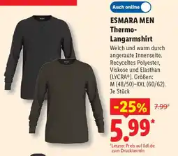 Lidl ESMARA MEN Thermo-Langarmshirt Angebot