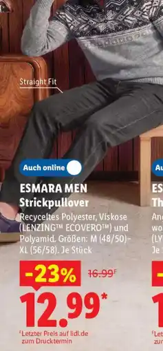 Lidl ESMARA MEN Strickpullover Angebot