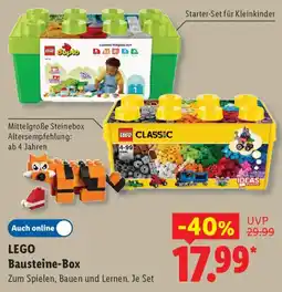 Lidl LEGO Bausteine-Box Angebot