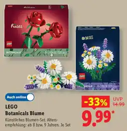 Lidl LEGO Botanicals Blume Angebot