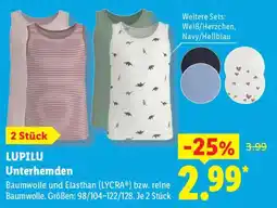 Lidl LUPILU Unterhemden Angebot
