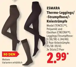 Lidl ESMARA Thermo-Leggings/-Strumpfhose/-Kniestrümpfe Angebot