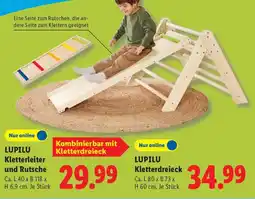 Lidl LUPILU Kletterleiter und Rutsche Angebot