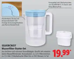 Lidl SILVERCREST Wasserfilter-Starter-Set Angebot