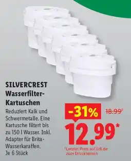 Lidl SILVERCREST Wasserfilter-Kartuschen Angebot