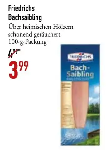 Galeria Markthalle Friedrichs Bachsaibling 100g Angebot