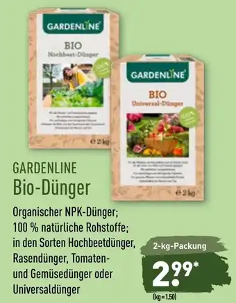 Aldi Nord Gardenline Bio Dünger Angebot