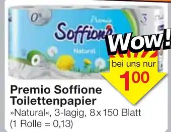 Jawoll Soffione Premio Toilettenpapier 8 Rollen Angebot
