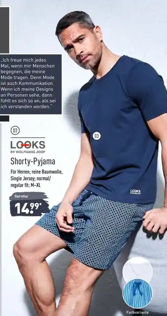 Aldi Nord Shorty Pyjama Angebot